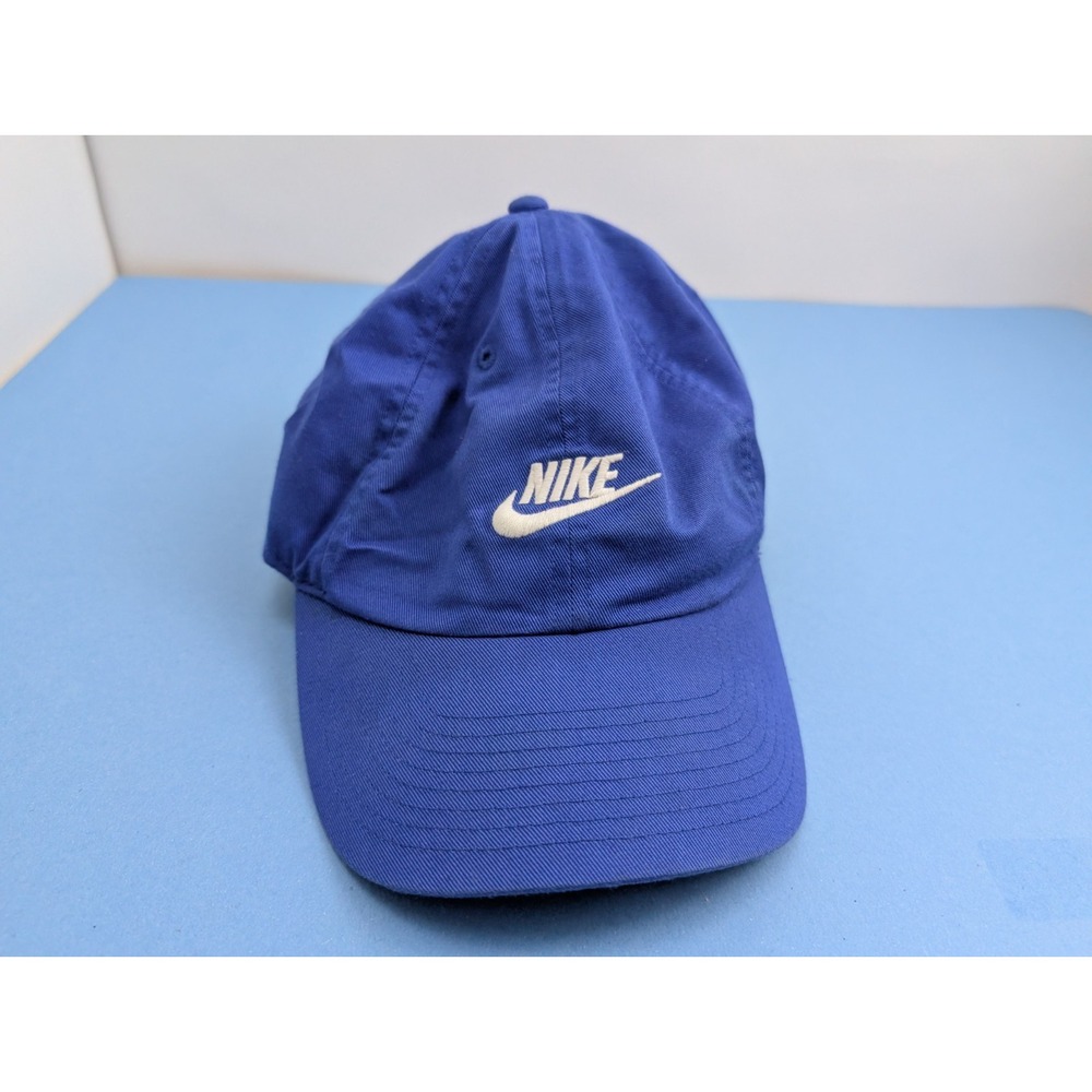 Nike Club Unstructured Futura Wash Adjustable Hat Royal Size L/XL FB5368-480